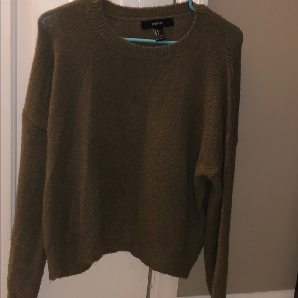 Olive green sweater